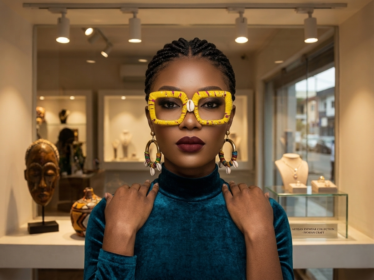 Lunettes artisanales africaines